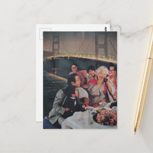 Ein familienkulinarischer Abend am Brückenzauber i Postkarte