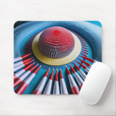 Ein Fantasie-Layout einiger mechanischer Stifte Mousepad (Mit Mouse)