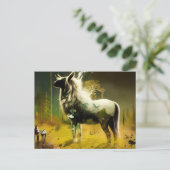 Ein Fantasiewesen Postkarte (Stehend Vorderseite)