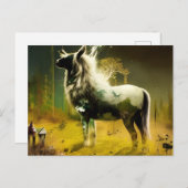 Ein Fantasiewesen Postkarte (Vorne/Hinten)