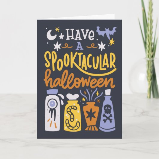 Ein fantastischer Halloween Karte (Vorderseite)