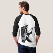 Ein fantastischer T - Shirt für Männer mit gutem D (Schwarz voll)