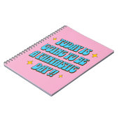 Ein fantastischer Tag Notizblock (Linke Seite)