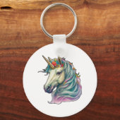 Ein fantastisches Einhorn! Schlüsselanhänger (Vorderseite)