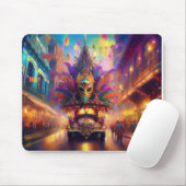Ein Fantasy-Blick auf eine Mardi Gras Parade Mousepad (Mit Mouse)