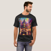 Ein Fantasy-Blick auf eine Mardi Gras Parade T-Shirt (Vorne ganz)