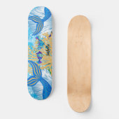 Ein Fantasy Mermaid Life Skateboard (Vorderseite)