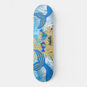 Ein Fantasy Mermaid Life Skateboard (Vorderseite)