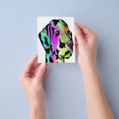 Ein farbenfroher Dalmatiner Flyer (Gruppe)