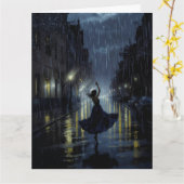 Ein farbenfroher Dank Karte (Gelbe Blume)