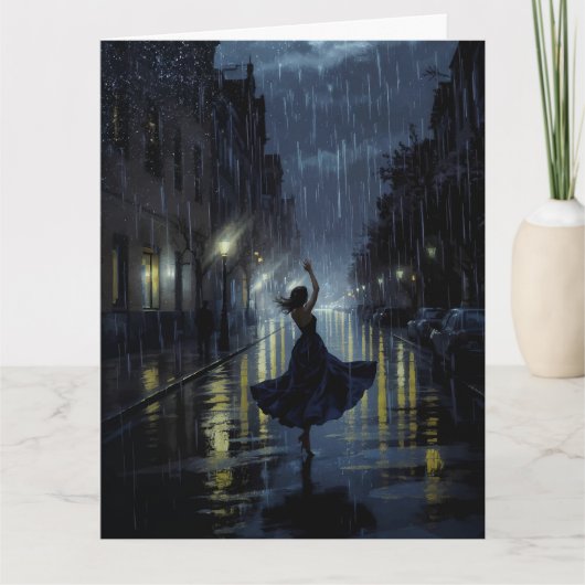 Ein farbenfroher Dank Karte (Vorderseite)