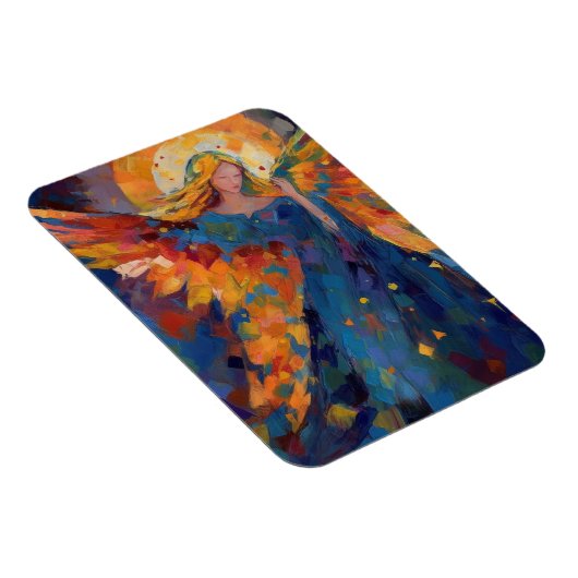 Ein farbenfroher Engel Magnet (Rechte Seite)