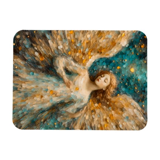 Ein farbenfroher Engel Magnet (Horizontal)