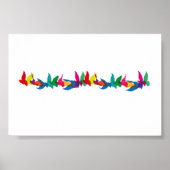 Ein farbenfroher Flug extravagant Poster (Vorne)