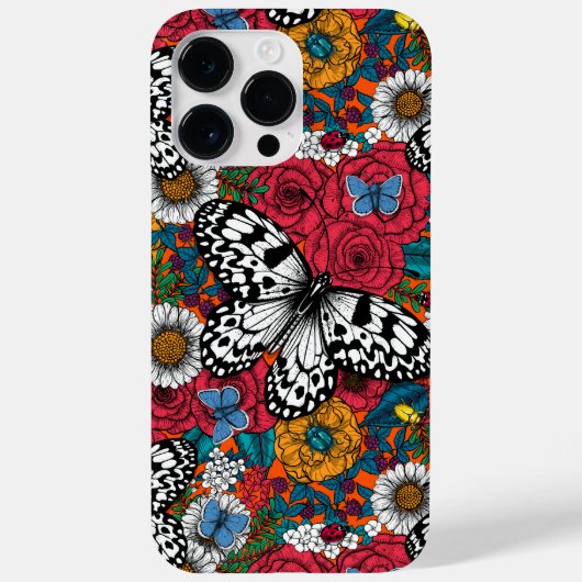 Ein farbenfroher Garten Case-Mate iPhone Hülle (Rückseite)