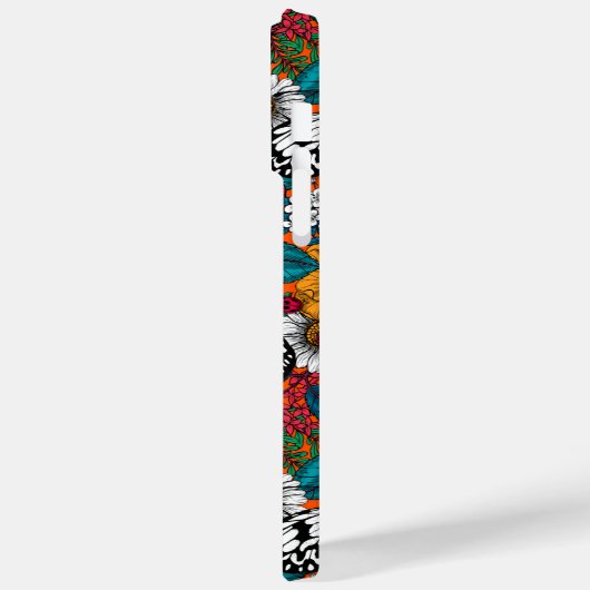 Ein farbenfroher Garten Case-Mate iPhone Hülle (Rückseite / Links)