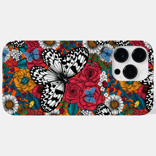 Ein farbenfroher Garten Case-Mate iPhone Hülle (Rückseite (Horizontal))