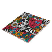 Ein farbenfroher Garten Fliese (Seite)