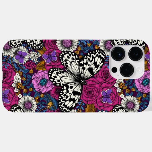 Ein farbenfroher Garten II Case-Mate iPhone Hülle (Rückseite (Horizontal))