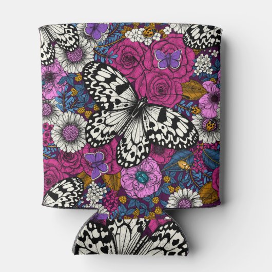 Ein farbenfroher Garten II Dosenkühler (Rückseite)