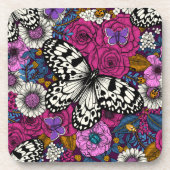 Ein farbenfroher Garten II Getränkeuntersetzer (Vorderseite)