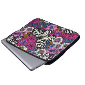 Ein farbenfroher Garten II Laptopschutzhülle (Vorne Knopf)
