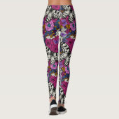 Ein farbenfroher Garten II Leggings (Rückseite)
