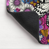 Ein farbenfroher Garten II Mousepad (Ecke)