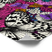 Ein farbenfroher Garten II Poster (Ecke)