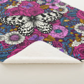 Ein farbenfroher Garten II Sherpadecke (3/4)