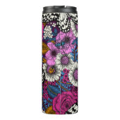 Ein farbenfroher Garten II Thermosbecher (Rückseite)