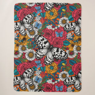 Ein farbenfroher Garten Sherpadecke