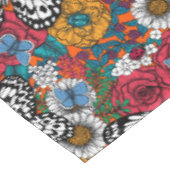 Ein farbenfroher Garten Tischdecke (Schrägansicht)