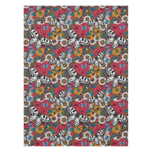 Ein farbenfroher Garten Tischdecke (Vorderseite)