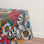 Ein farbenfroher Garten Tischdecke (Beispiel)