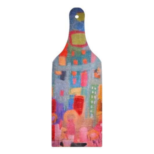 Ein farbenfroher Schneidebrett (Vorderseite)