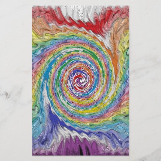 Ein farbenfroher Spritzer Briefpapier (Vorderseite)