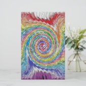 Ein farbenfroher Spritzer Briefpapier (Stehend Vorderseite)