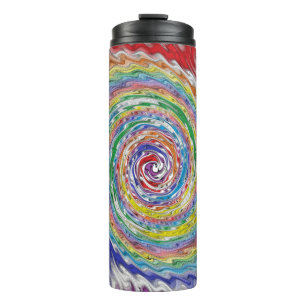 Ein farbenfroher Spritzer Thermosbecher