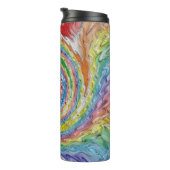 Ein farbenfroher Spritzer Thermosbecher (Nach rechts gedreht)