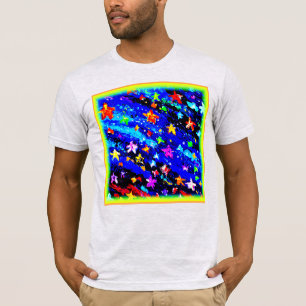 Ein farbenfroher Sternenhimmel. Jetzt kaufen T-Shirt