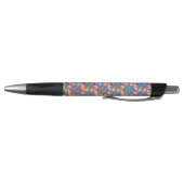 Ein farbenfroher Stift mit schwarzer Spitze und Kl (Unterseite)