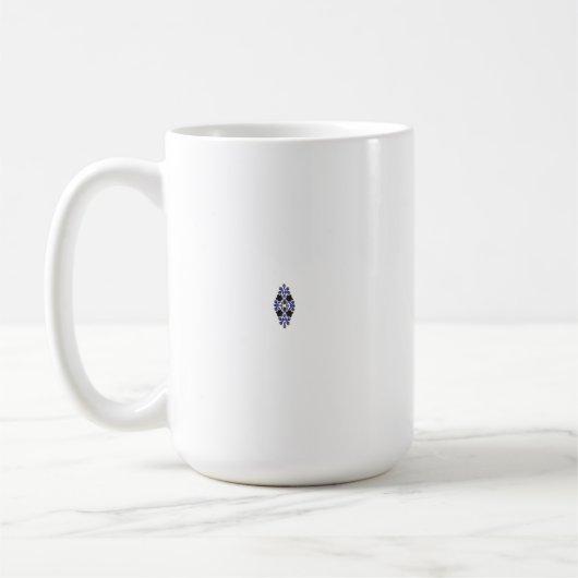 Ein farbenfroher Wandaufkleber mit einem aufwändig Kaffeetasse (Links)