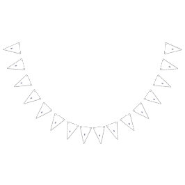 Ein farbenfroher Wandaufkleber mit einem aufwändig Wimpelkette