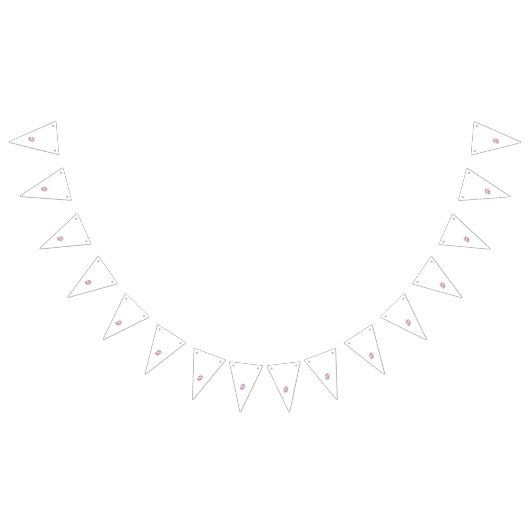 Ein farbenfroher Wandaufkleber mit einem faszinier Wimpelkette (Alle)