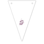 Ein farbenfroher Wandaufkleber mit einem faszinier Wimpelkette (Dritte Fahne)