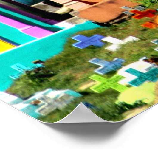 Ein farbenfroher Weg Poster (Ecke)