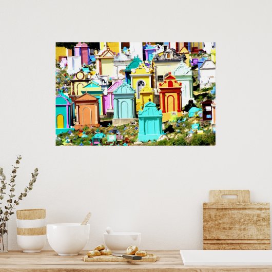 Ein farbenfroher Weg Poster (Küche)