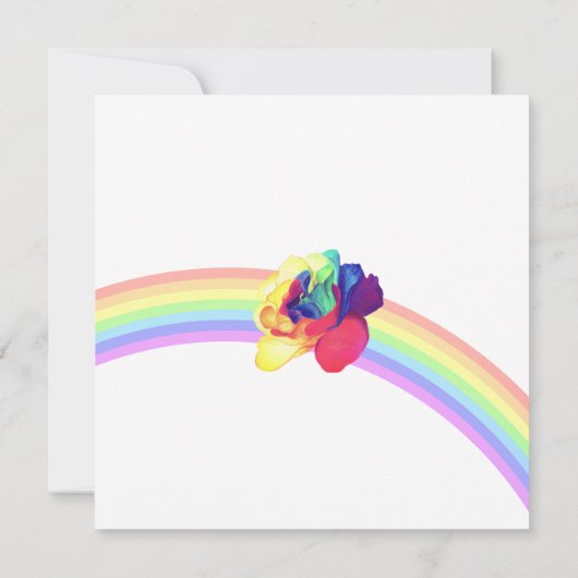 Ein "farbenfrohes Party" Einladung (Rückseite)