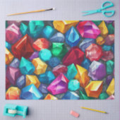 Ein farbiges Design der Gem-Serie 2 Seidenpapier (Basteln)